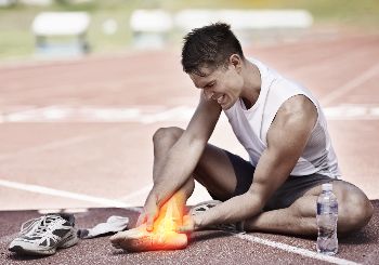 Man in need of foot and ankle treatment